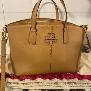 Tory Burch McGraw Leather Satchel